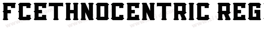 FCEthnocentric Regul字体转换
